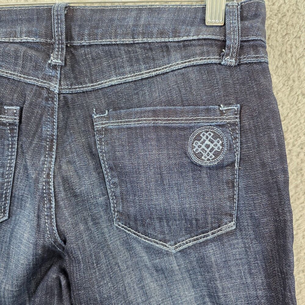 Laurie Felt Classic Boot Cut Classic Denim Floral Embroidered Jeans Size 0 - Picture 11 of 16